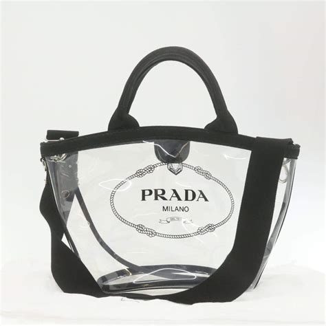 prada bag canvas|prada clear tote bag.